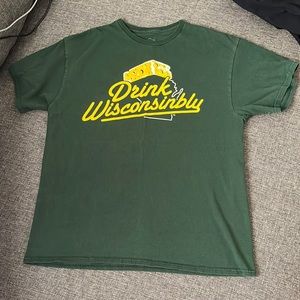 Mens Drink Wisconsinibly t shirt